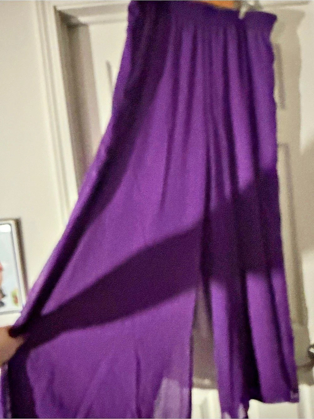 Purple Maxi Skirt